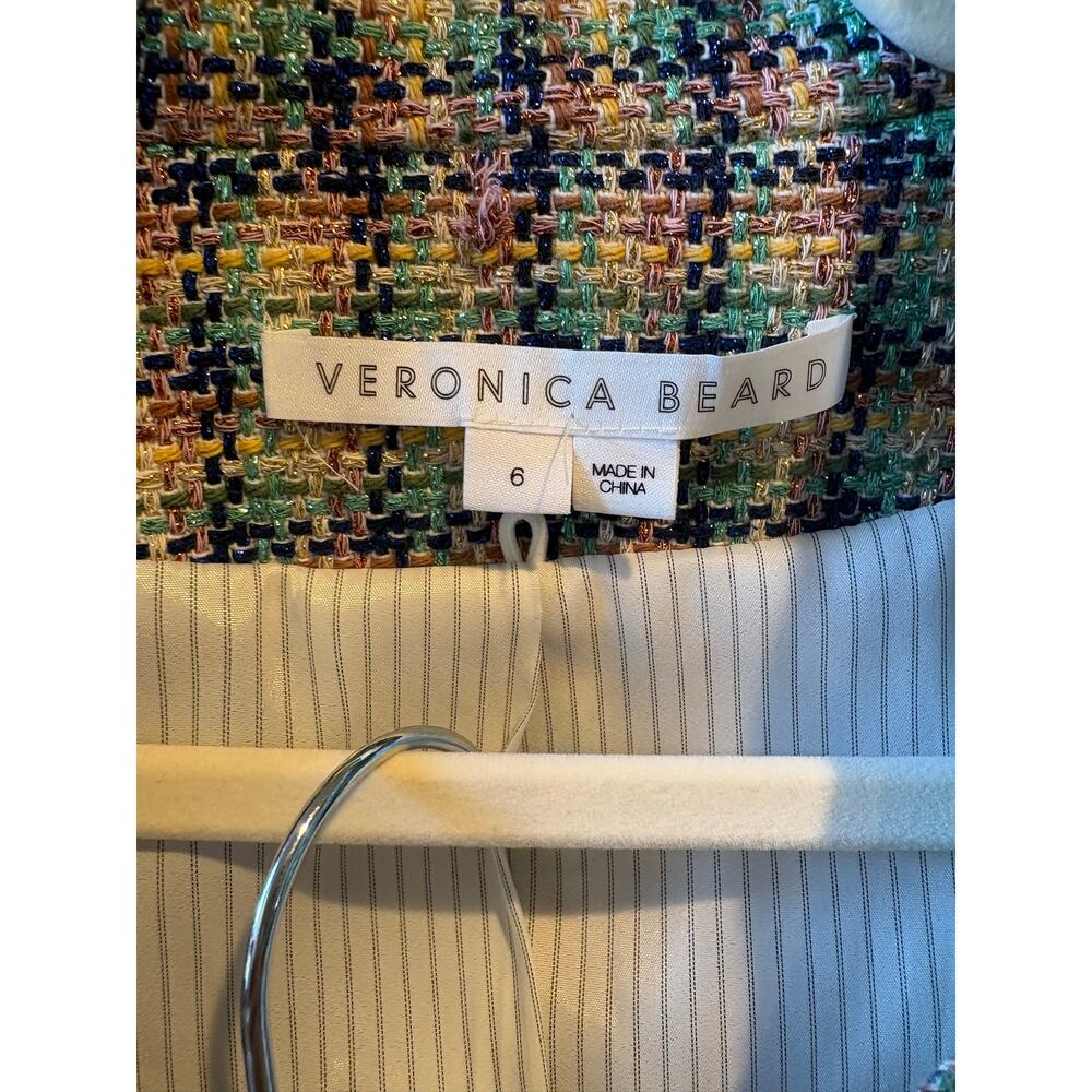 Veronica Beard 2 Piece Colorful Matching Set Jenny Dickey Jacket & Kimm Shorts - Picture 11 of 16